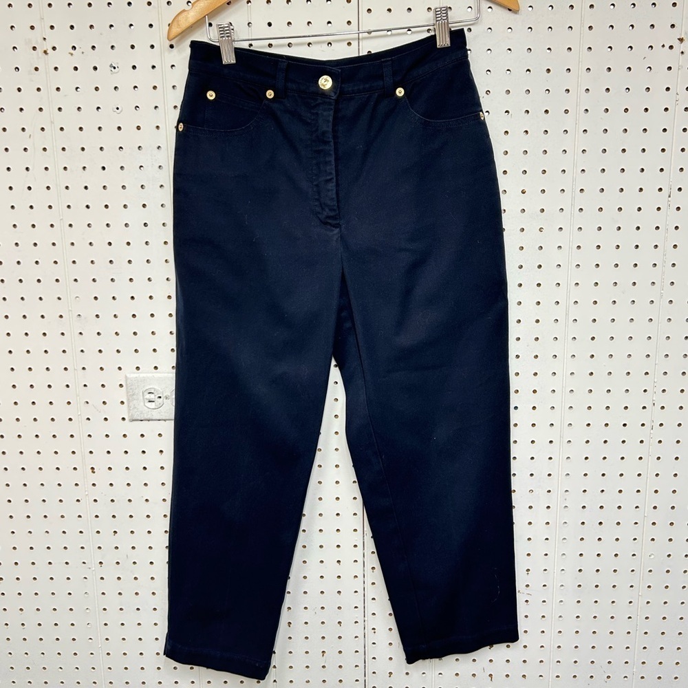 St.John Sport Straight Leg Blue Pants